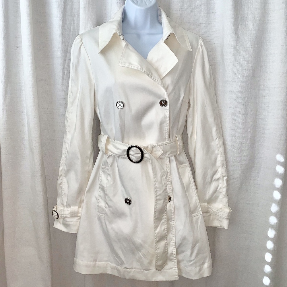 NWOT- Laundry by Design Flared Trench Coat! - Picture 1 of 5